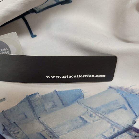 NWT's Gorgeous Oopera Paris Art Design Reversible Raincoat Plus Size 2X - Picture 11 of 11